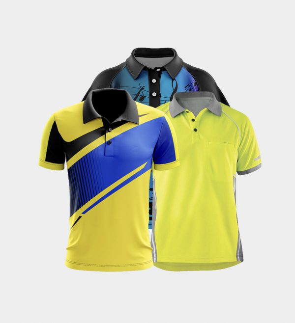 custom sublimation esport dart team racing polo t shirts